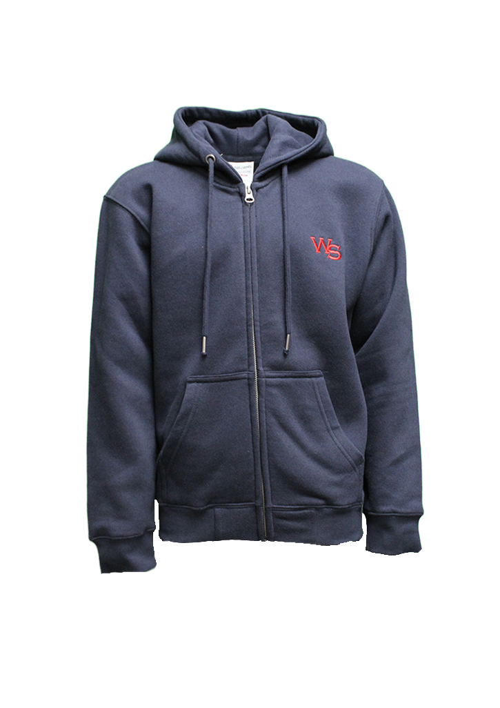 Wadestown School Zip Up Hoodie Navy